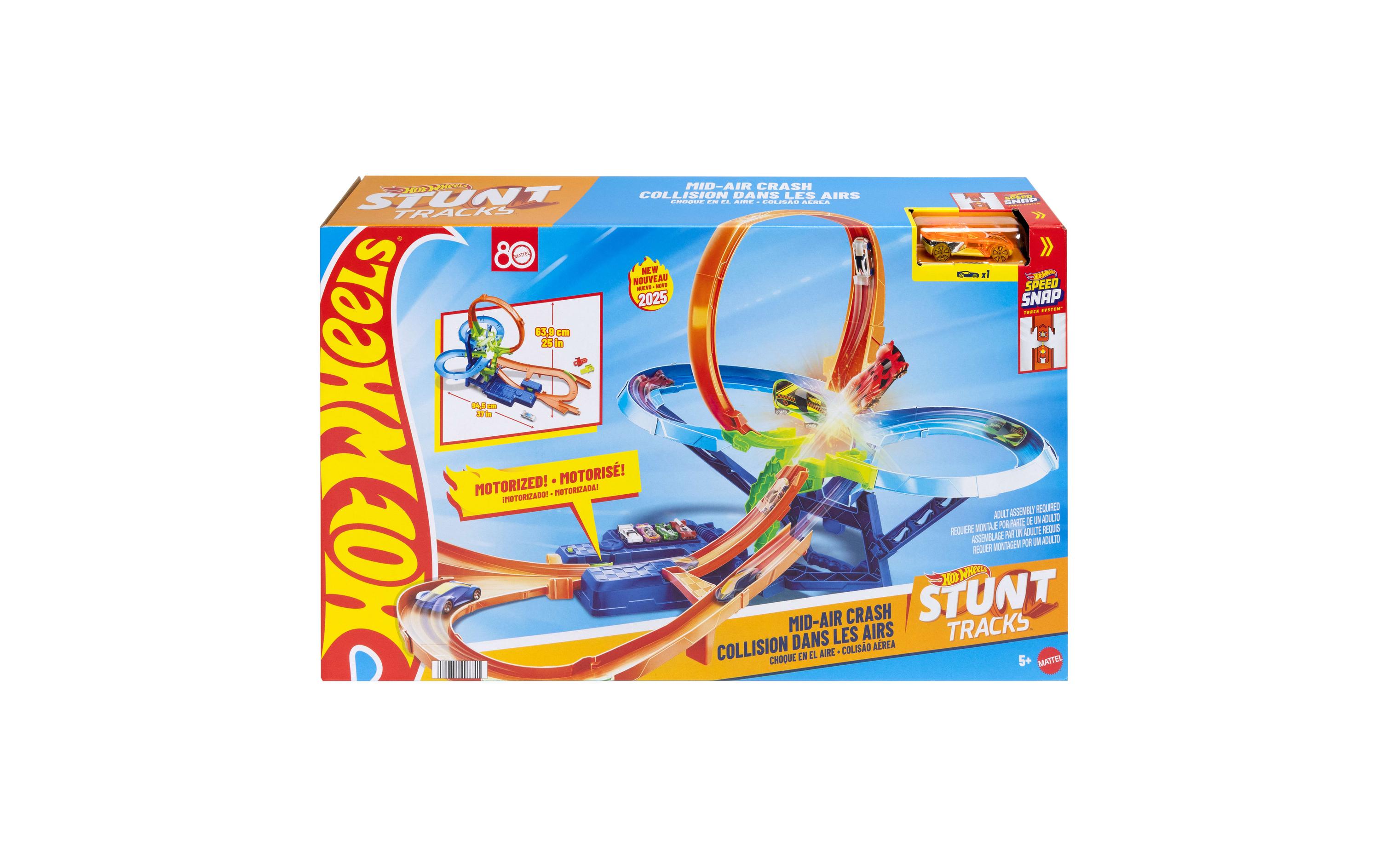 Unendliche Crash-ActionSpielset mit Die-Cast-Spielzeugauto im Massstab 1:64
