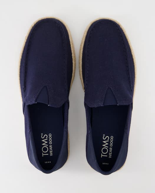 Toms Alonso Loafer Rope Espadrilles in Blau