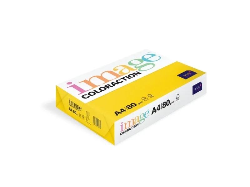 Kopipapir Image Coloraction A4 80g Sevilla Dark yellow - (500 ark)