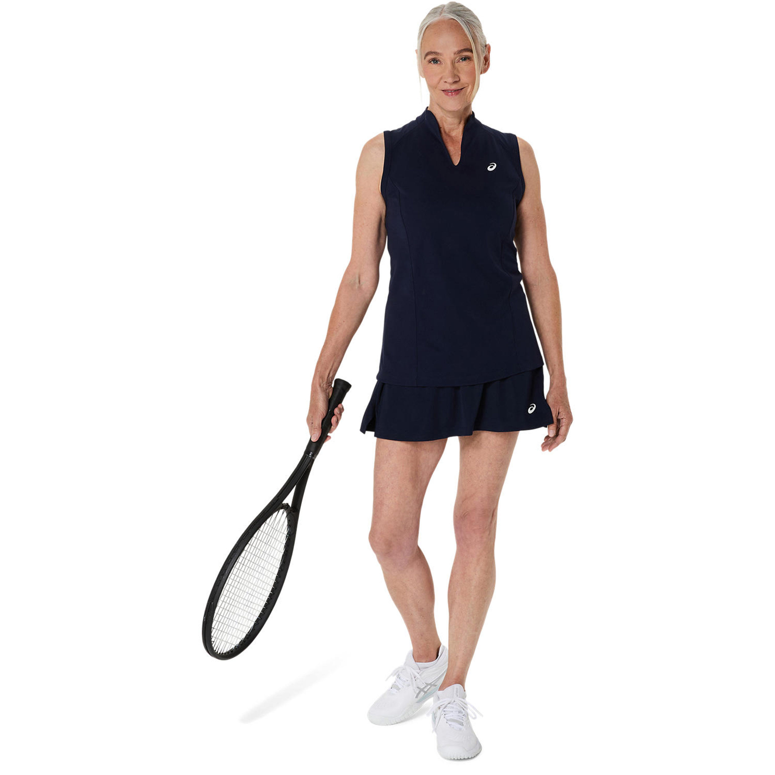 ASICS Court Débardeur Tank Top Femmes - Bleu Foncé