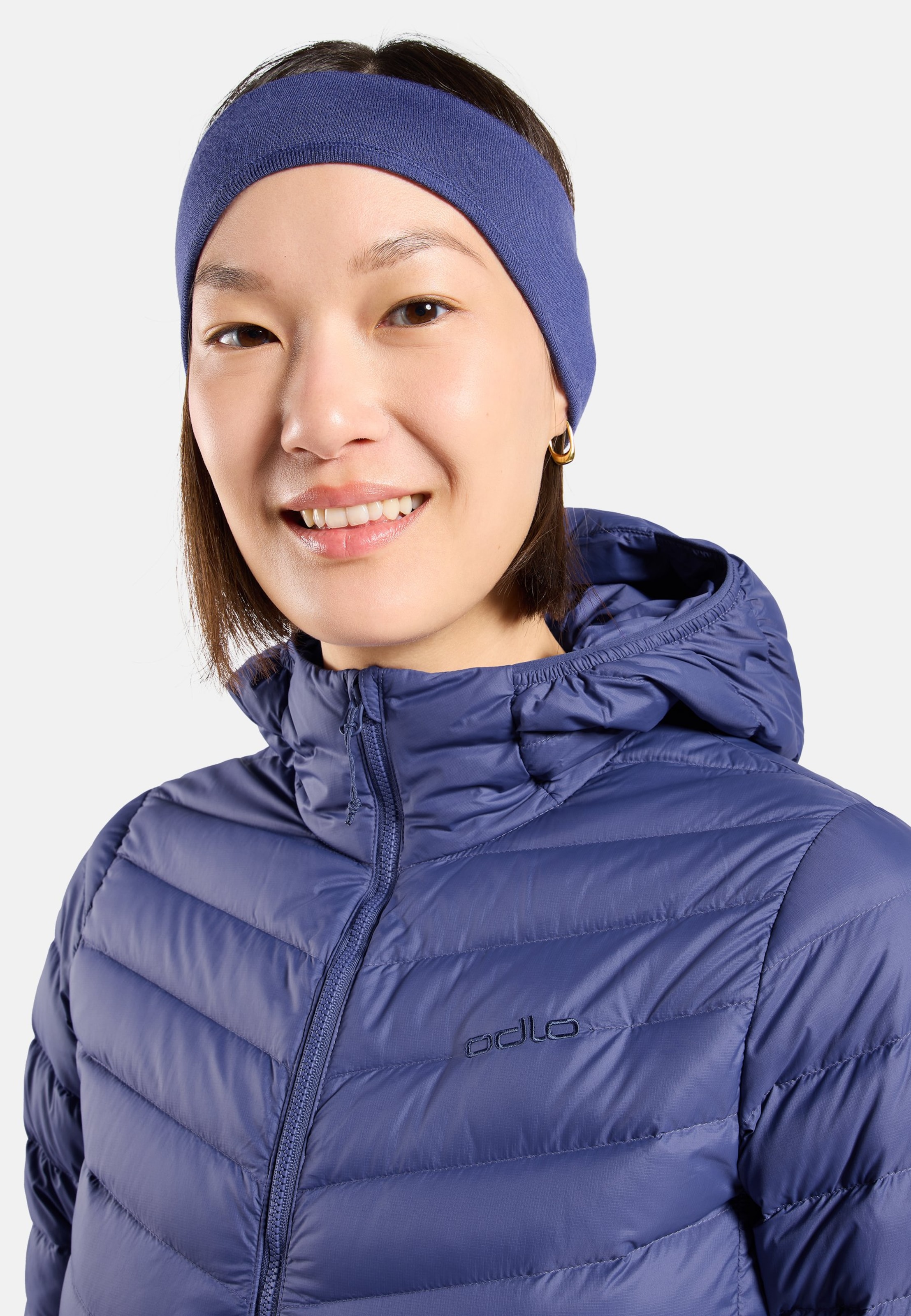 Merino Warm Stirnband in Skipper Blue