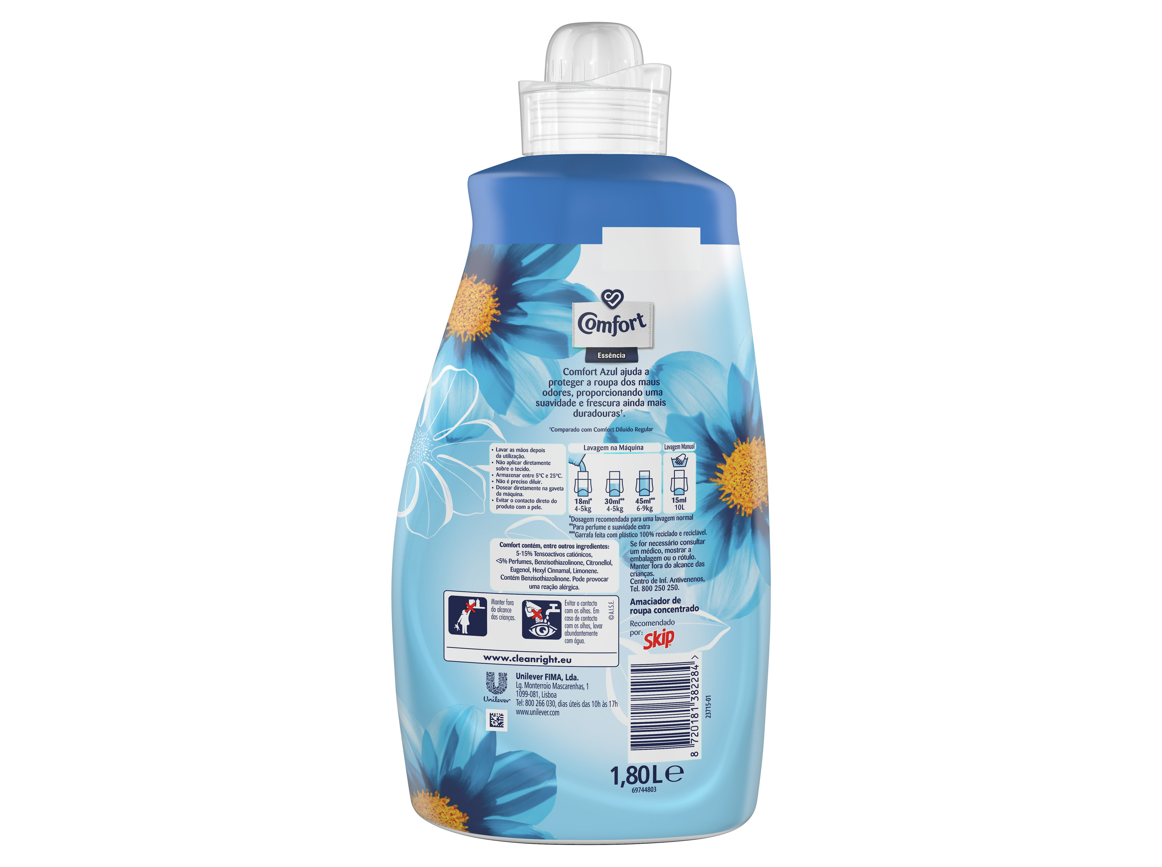 AMACIADOR CONCENTRADO COMFORT ESSÊNCIA AZUL 100 DOSES