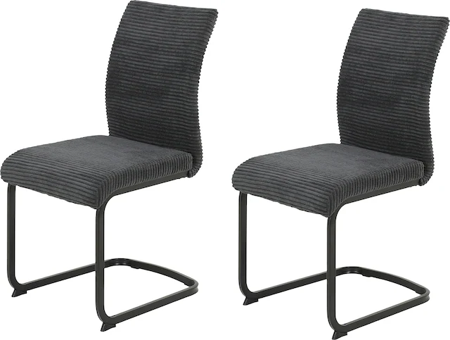 HELA Freischwinger »FABIA« (Set) 2 Stk.120 Kg belastbar, Stoff in Breitcord, 2er und 4er Set