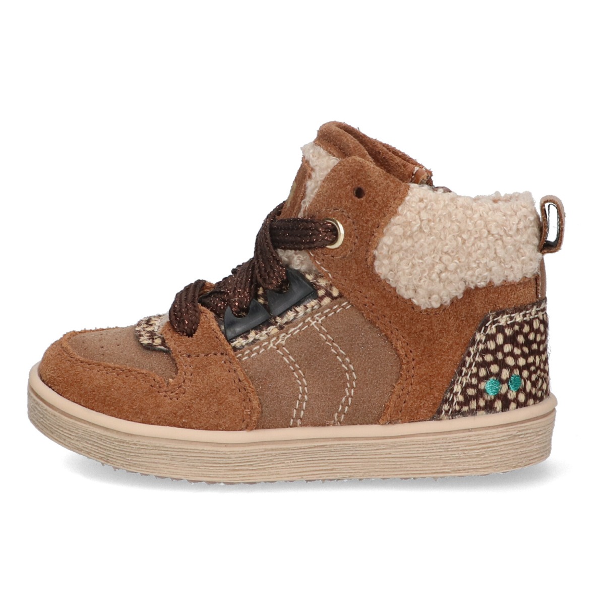 Pascal Pit - Hoge Sneakers Bunnies Bruin