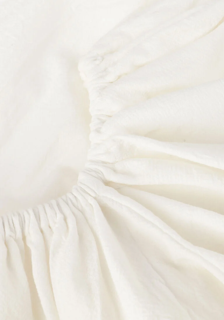 Salty Stitch gebroken wit salty stitch top ballon top - off white