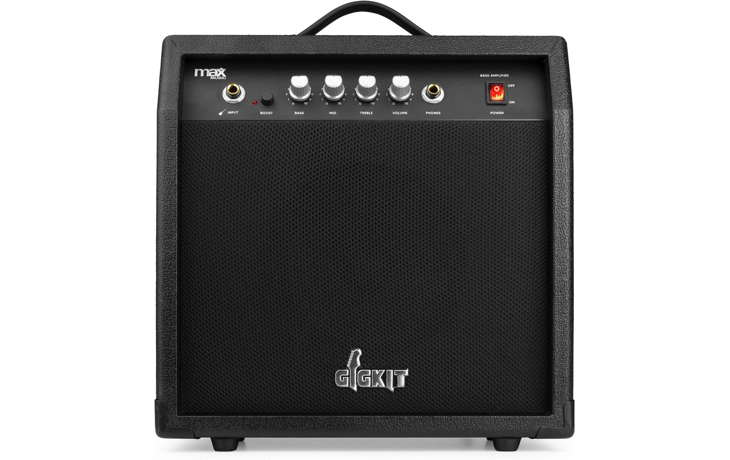 E-Bass GigKit Weiss<br>Bass Gitarrenset