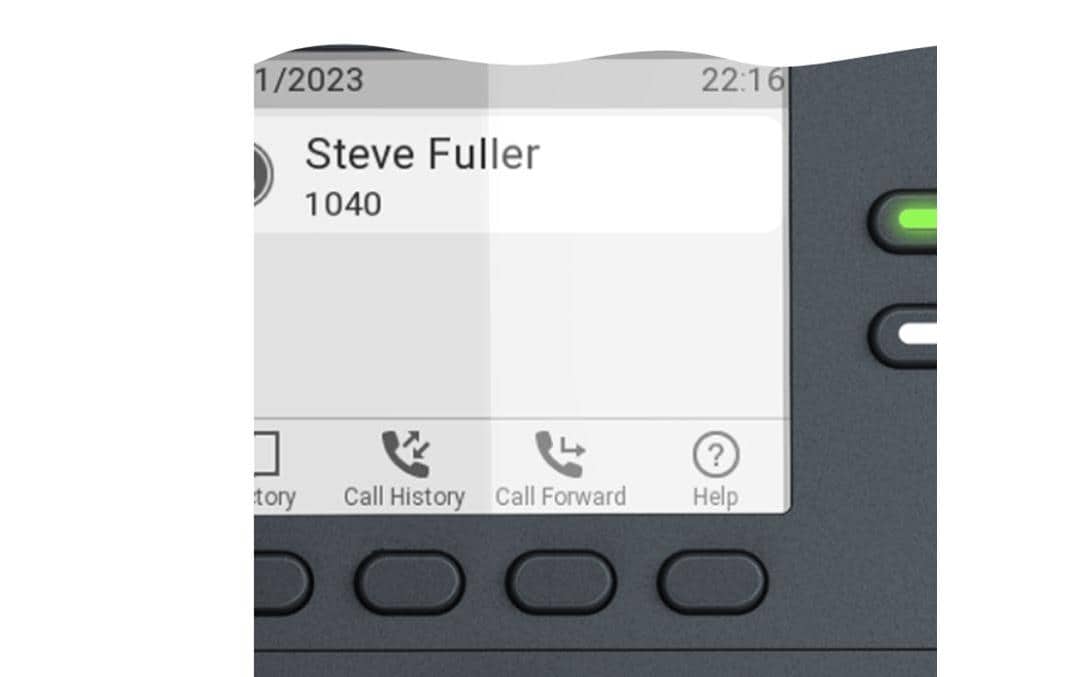 Tischtelefon D150 SchwarzFür mehr Komfort in Ihrem Arbeitsalltag