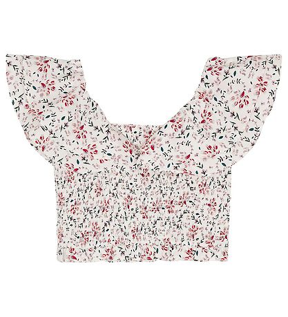 Designers Remix Top - Sandrine - White Flower Print