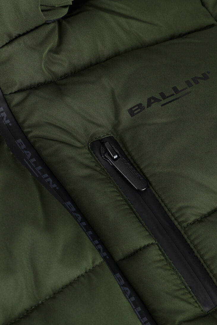 BALLIN donkergroene ballin gewatteerde jas 22037402