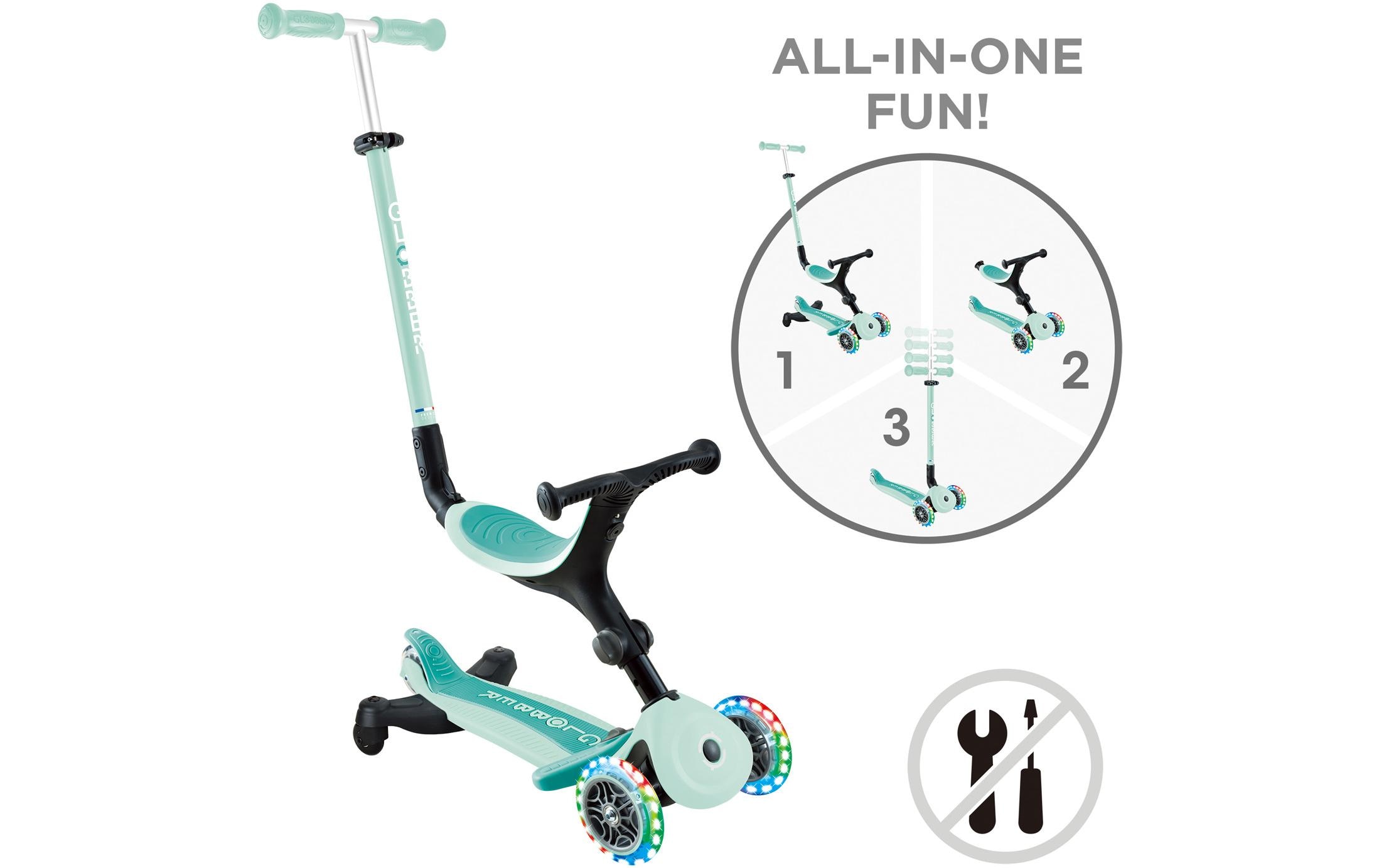 Kinder-Laufrad Go up Dark Mint3-in-1 Rutscher Kinder- Dreirad