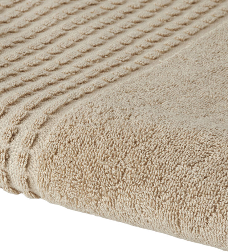 Juna Check Håndklæde 70x140 cm sand Sand