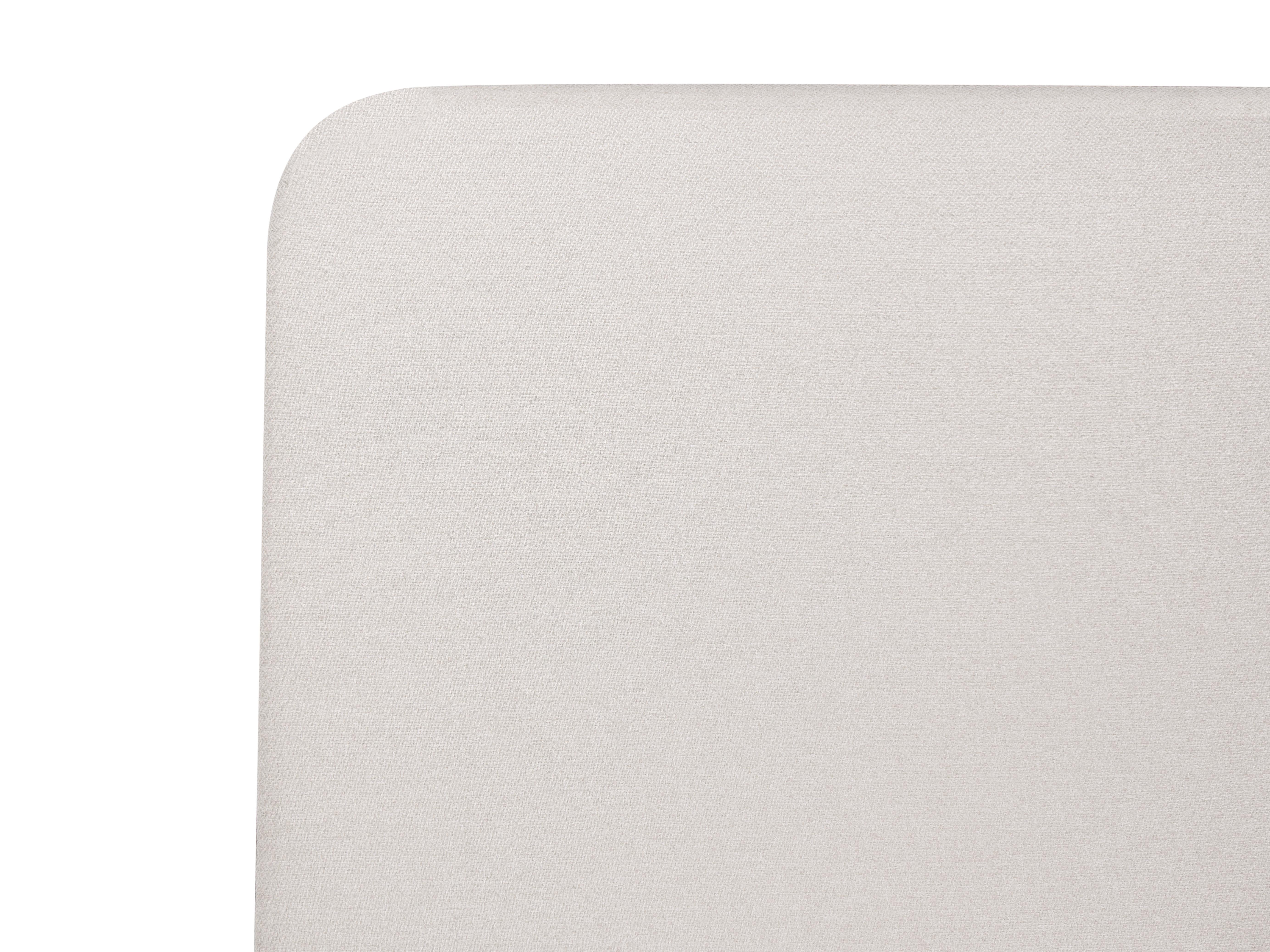 Bed met opbergruimte Stof BRENON 180 x 200 cm Lichtbeige