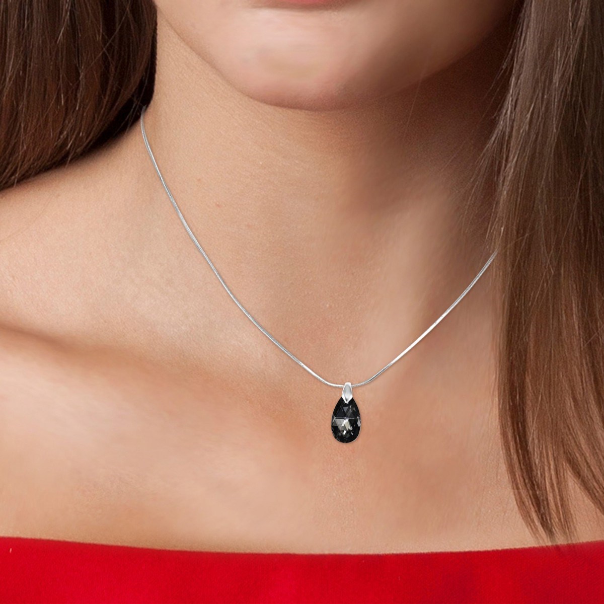 Collier SC Crystal orné de Cristaux scintillants