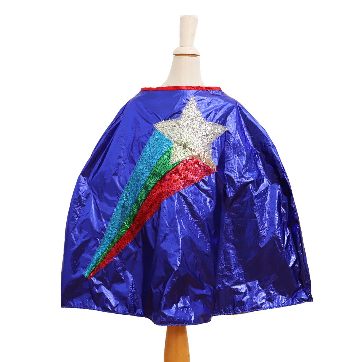 Déguisement cape à sequins réversible Super-héros Surprise Partie !