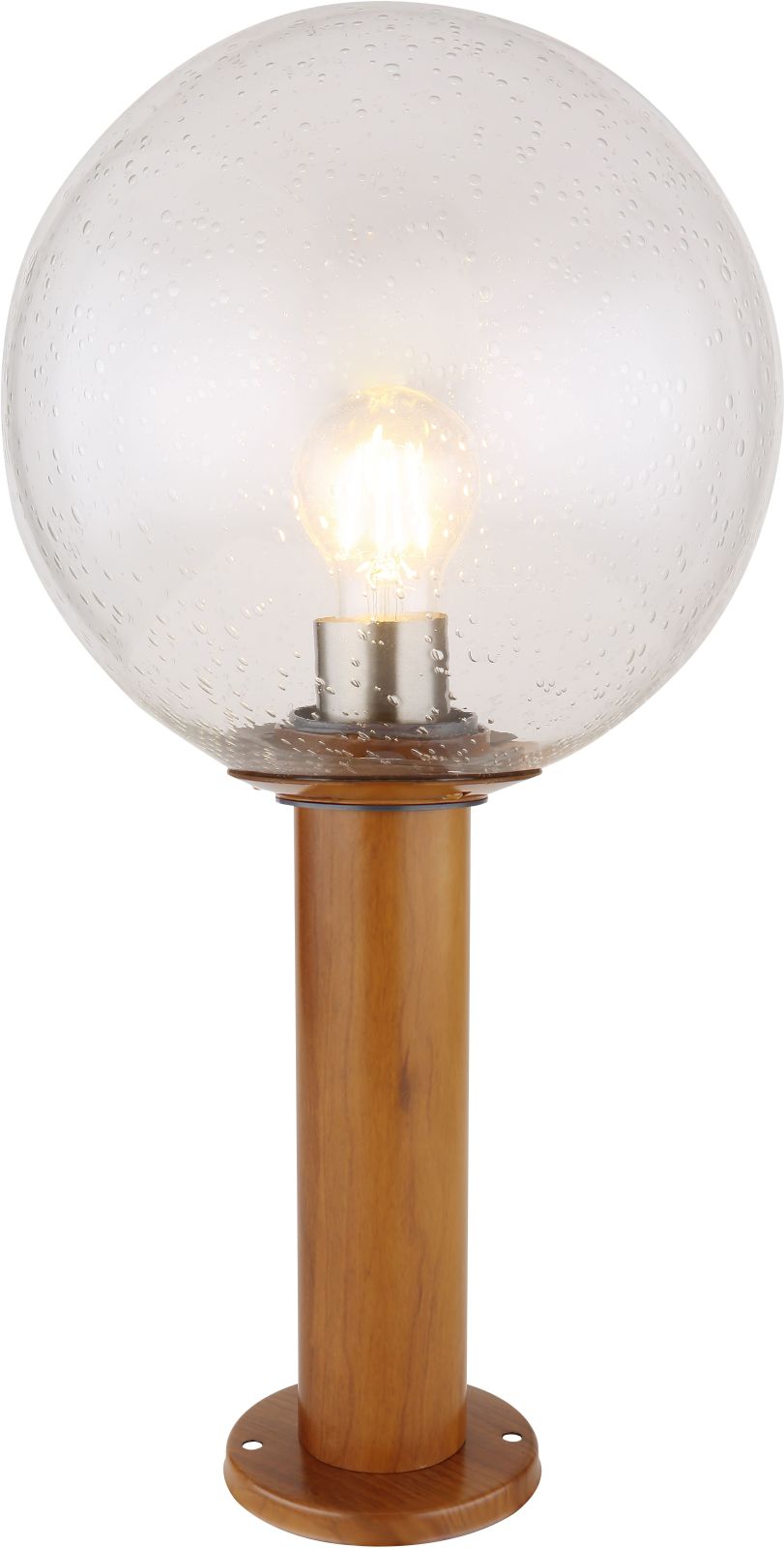 Außenleuchte - braun - Aluminium - Ø 25 cm