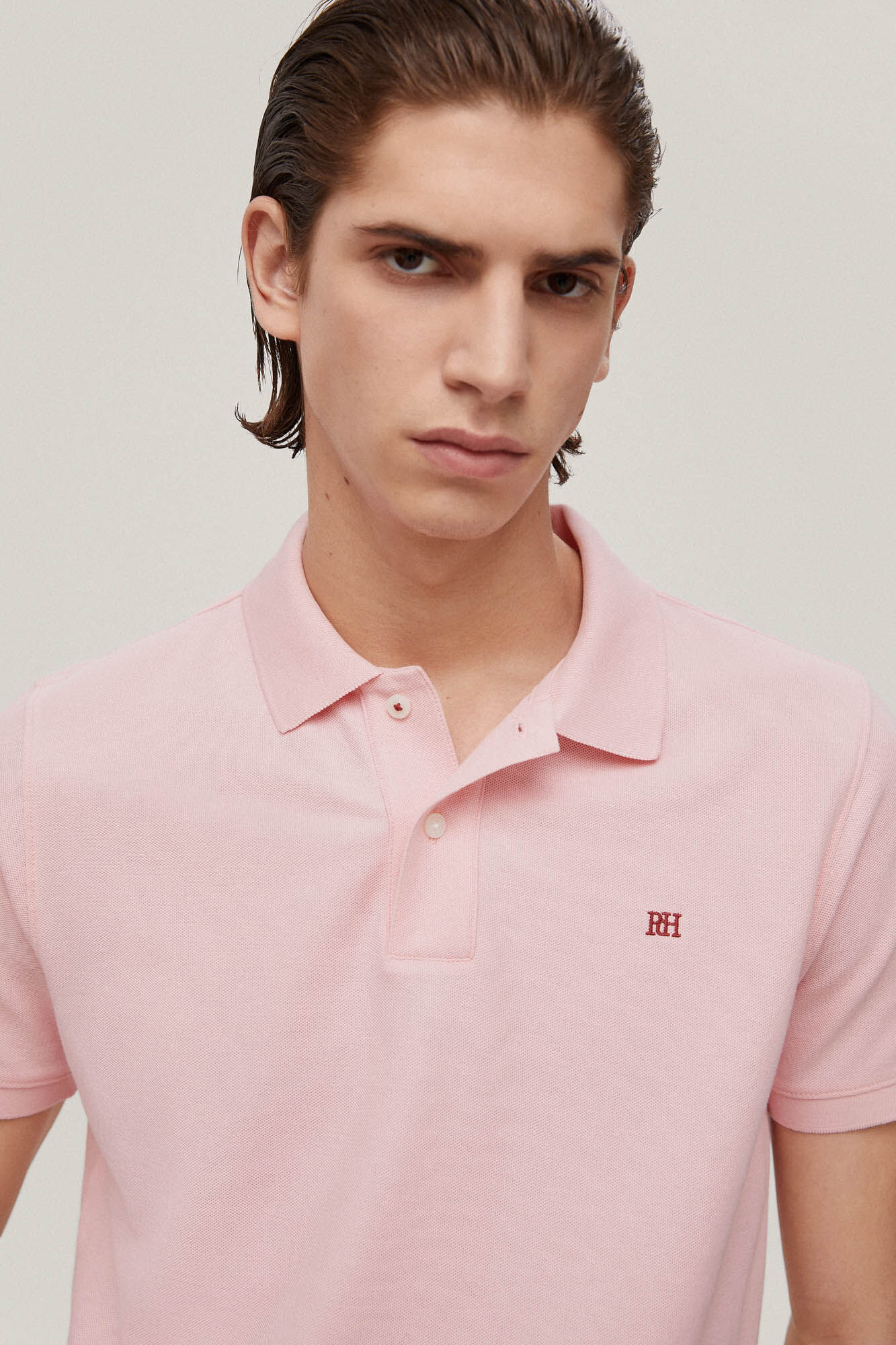 Logotipo Polo Piqué - Rosa