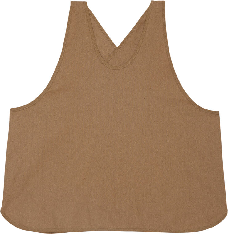 BASERANGE APRON TOP Bath brown