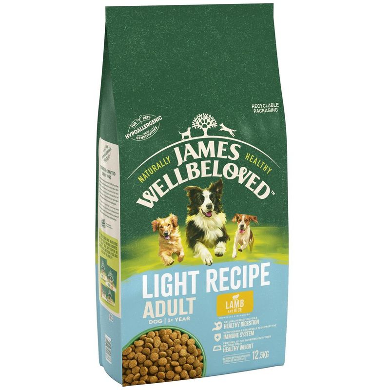 James Wellbeloved Adult Light Hypoallergenic agneau, riz