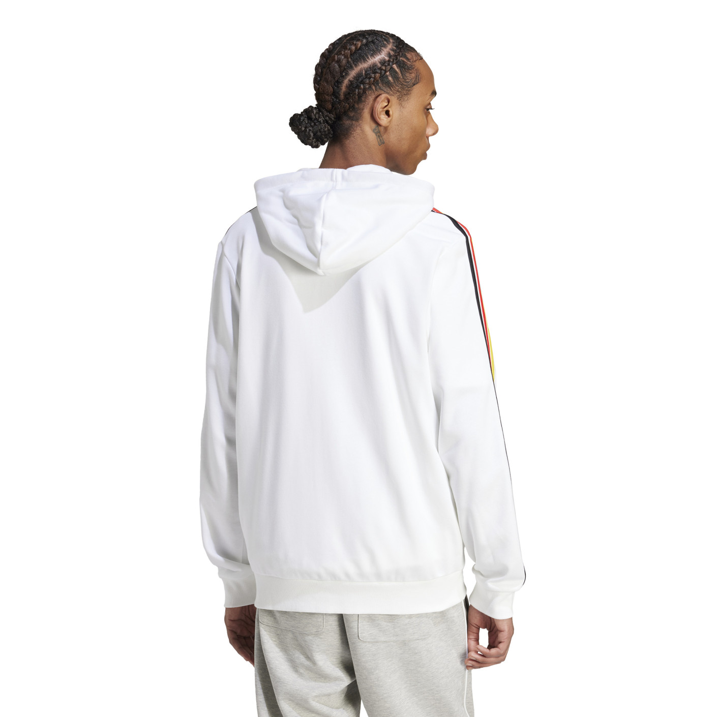 Adidas Duitsland DNA Hooded Vest 2024-2026 Wit Zwart