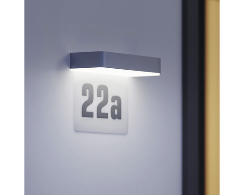 Steinel LED Solar Buitenwandlamp 3000K 24,2x18,2 cm XSolar SOL-O HN antraciet