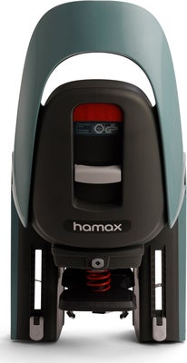 Hamax CARESS Sykkelsete med Adapter, Green/Black