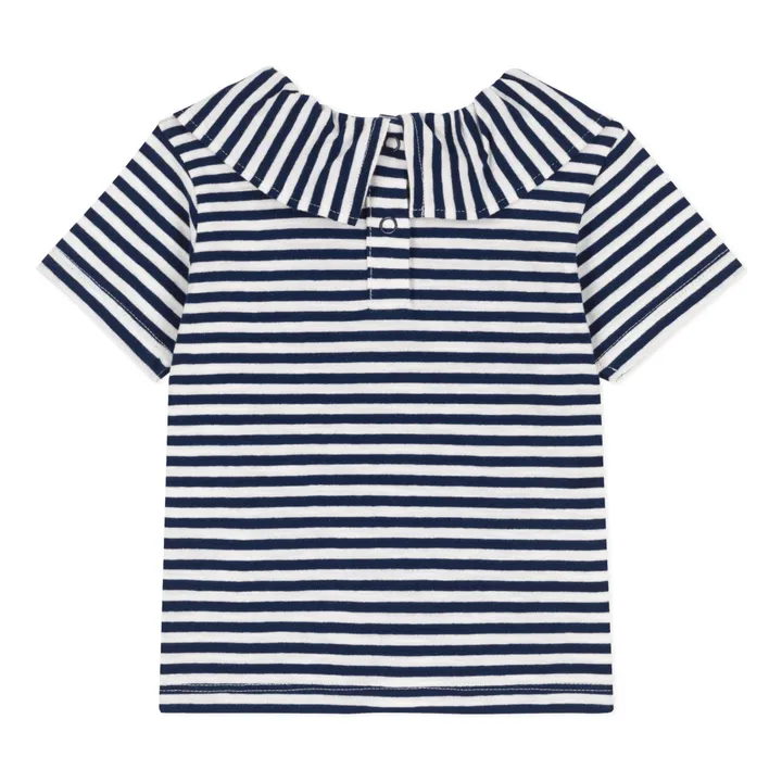 Petit Bateau Blouse Manches Courtes Jersey | Bleu marine