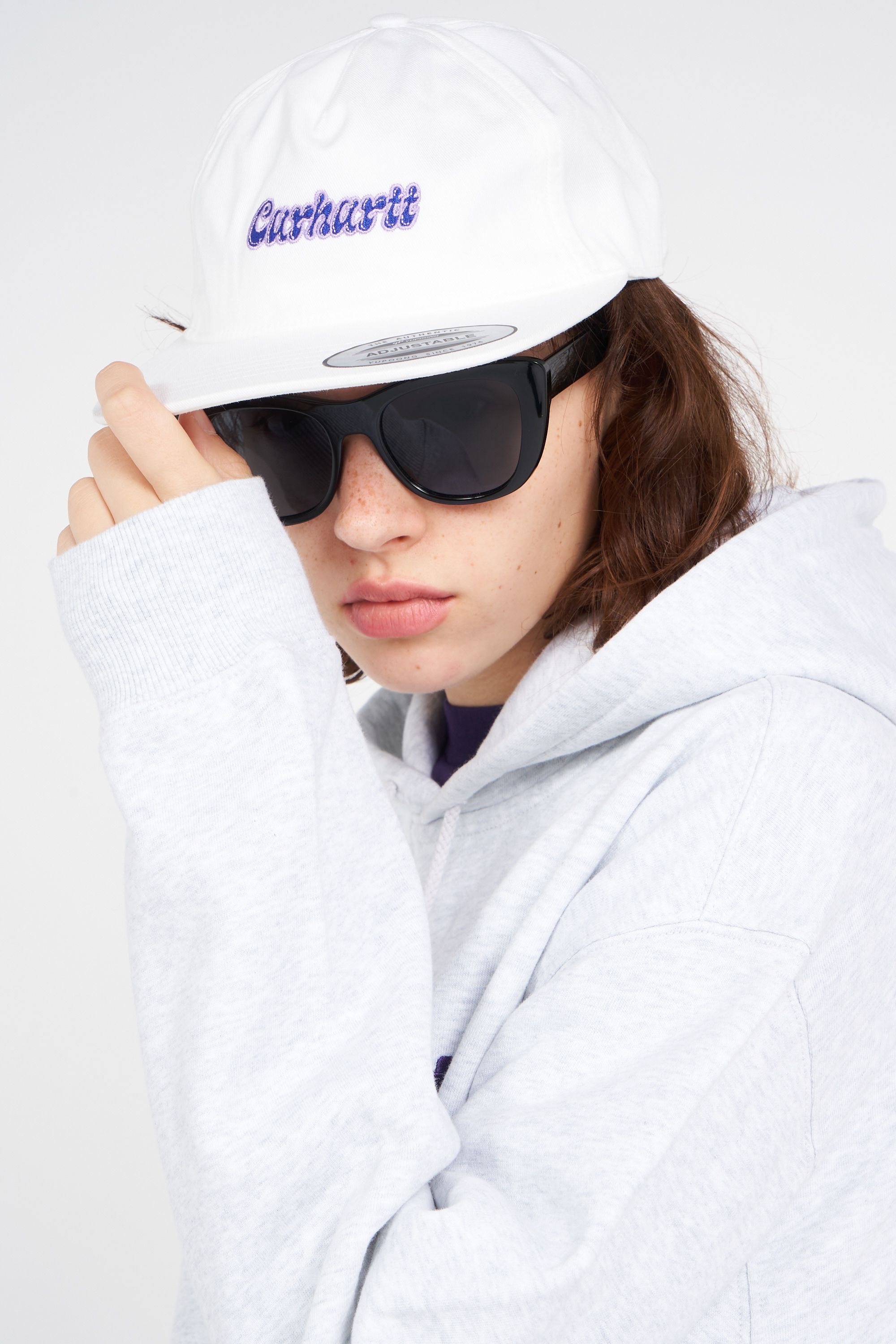 CARHARTT WIP Casquette Liquid Script Cap Blanc