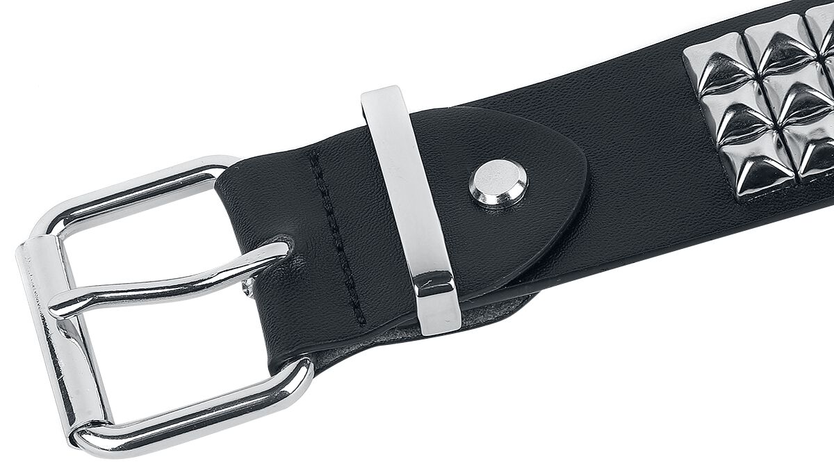 Ceinture Triple Rangée Noir Cloutée | Black Premium by EMP Ceinture