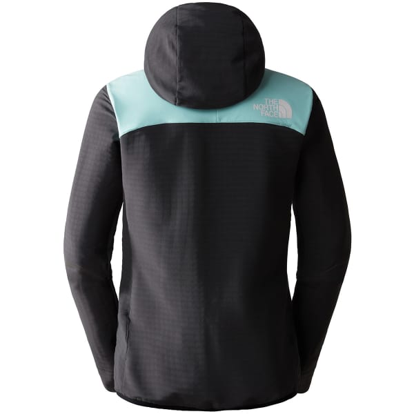 Veste polaire randonnée THE NORTH FACE W DAWN TURN HYBRID VENTRIX MIDLAYER ASPHALT GREY/POWDER TEAL