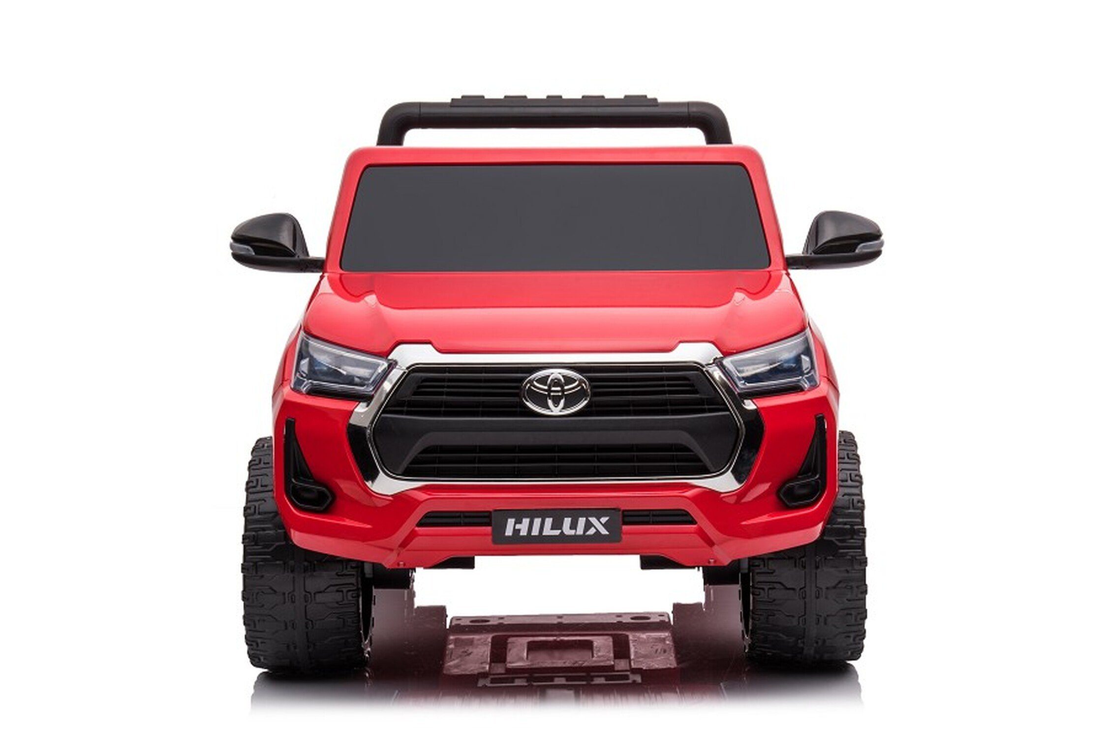 Carrinho elétrico infantil TPFLiving Toyota Hilux - motor: 4 x 12V - bateria: 1 x 12 Volts/14Ah, capacidade de carga 40 kg, carrinho elétrico infantil com assento de couro e cinto de segurança.