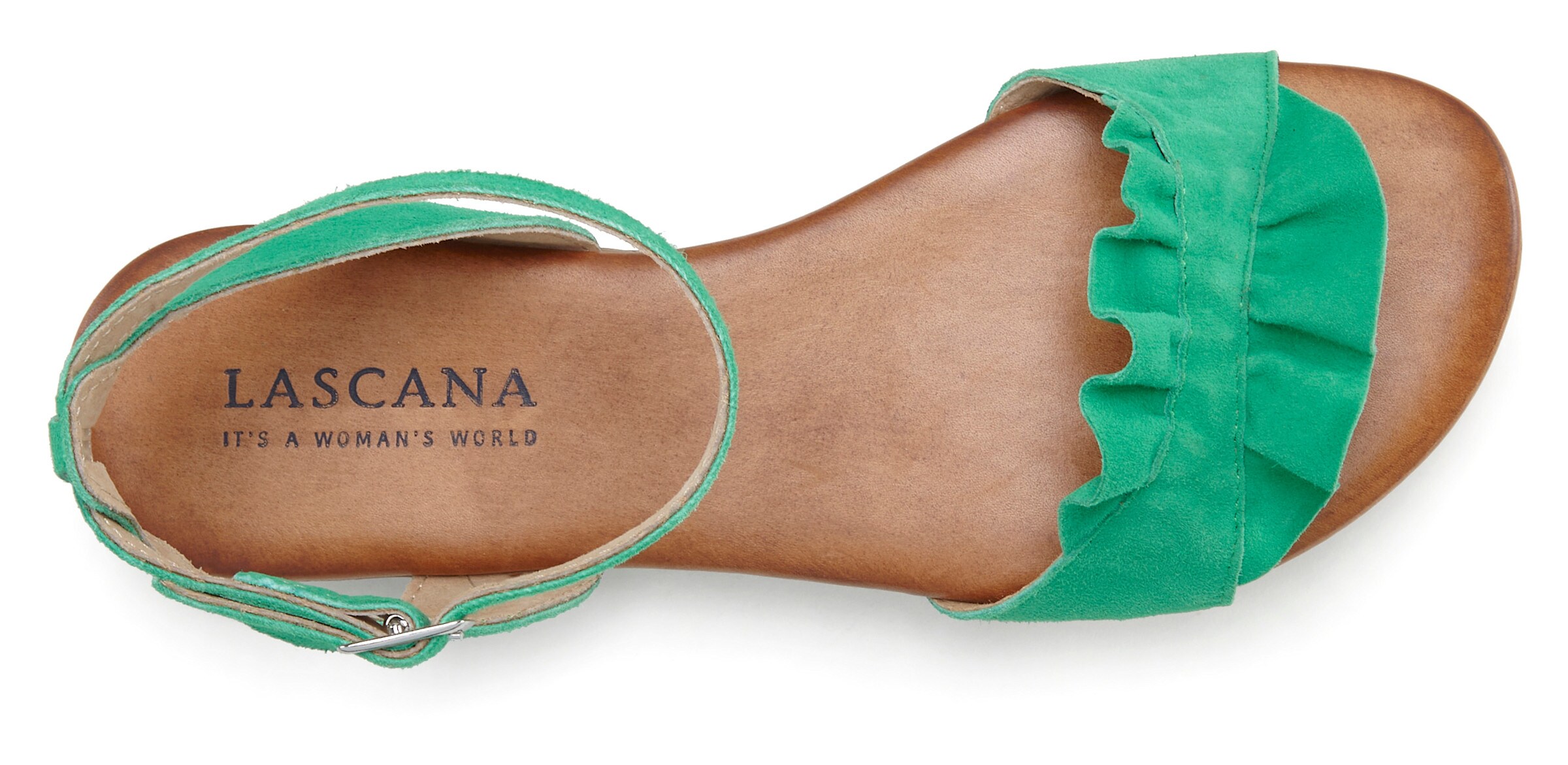 LASCANA Sandale in grün
