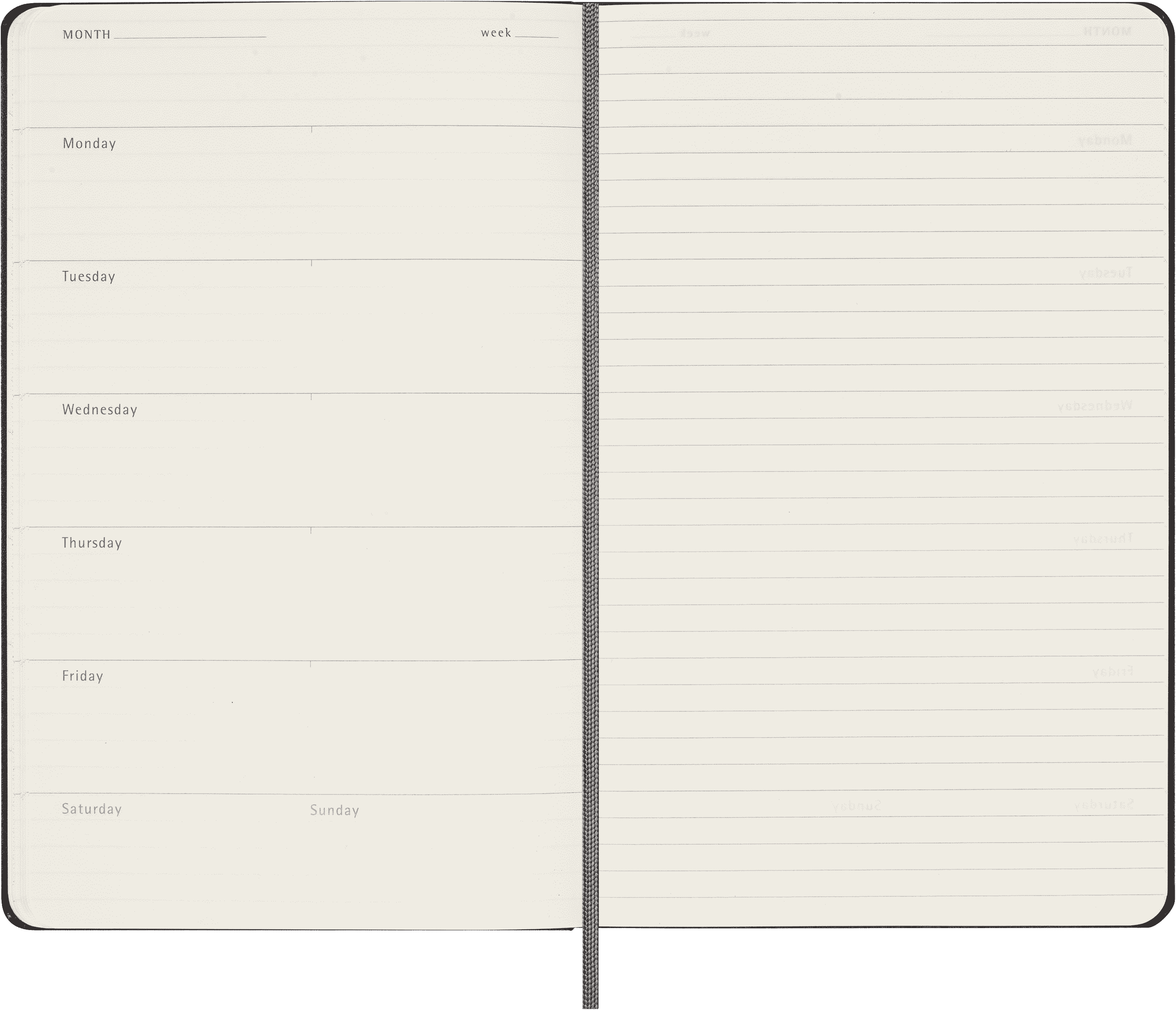 Undated Classic Planner Weekly, 12-Month