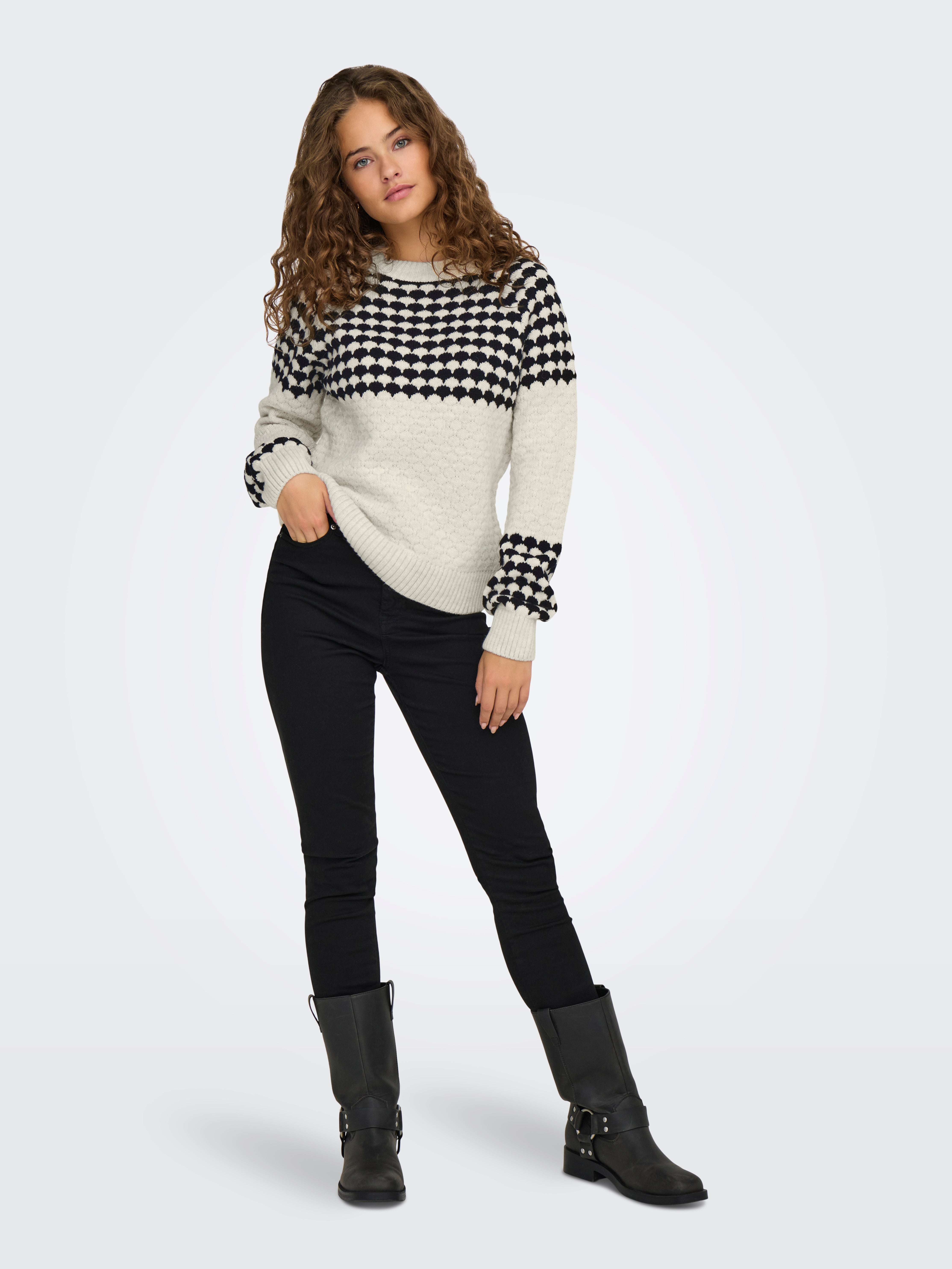 ONLCANADA Strickpullover Whitecap Gray