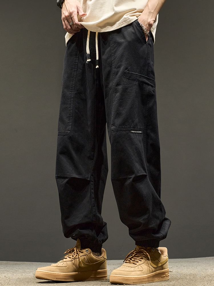 Redsinc - Mid Rise Plain Cargo Baggy Broek