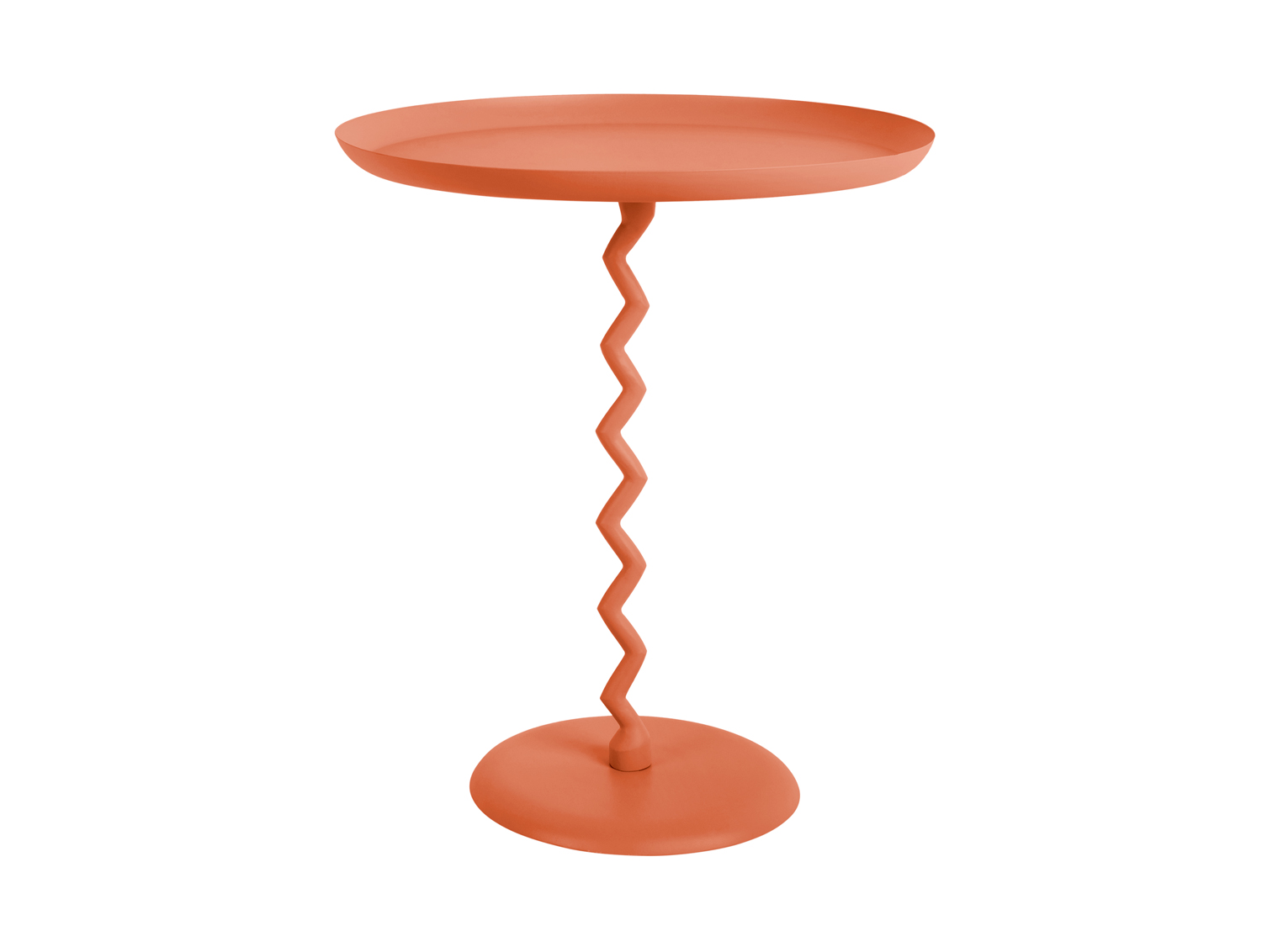 Bijzettafel Zig Zag - Helderoranje