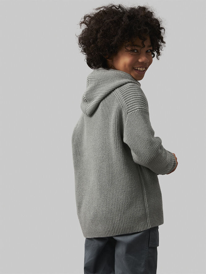 Calvin Klein RIBBED MONOGRAM HOODIE SWEATER Msw