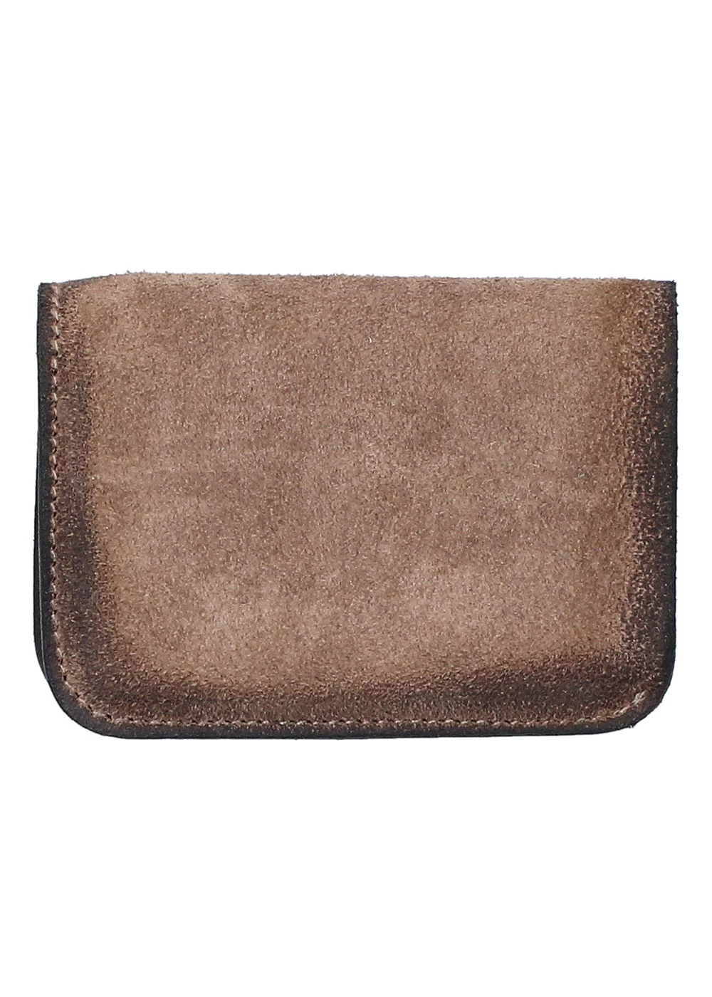 PORTE FEUILLES GEOFFREY SUEDE MARRON