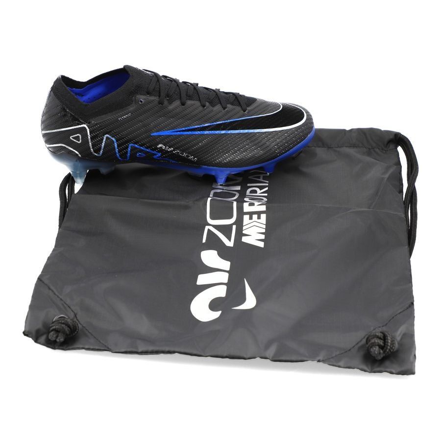Nike Air Zoom Mercurial Vapor 15 Elite SG-PRO Anti-Clog Shadow - Noir/Chrome/Bleu