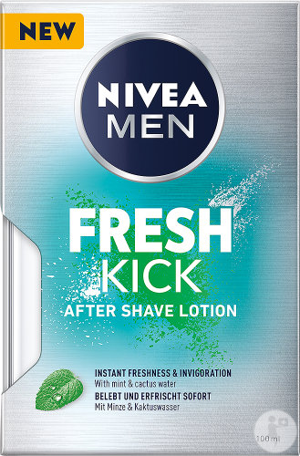 Nivea Men Fresh Kick Lotion Après-Rasage Flacon 100ml