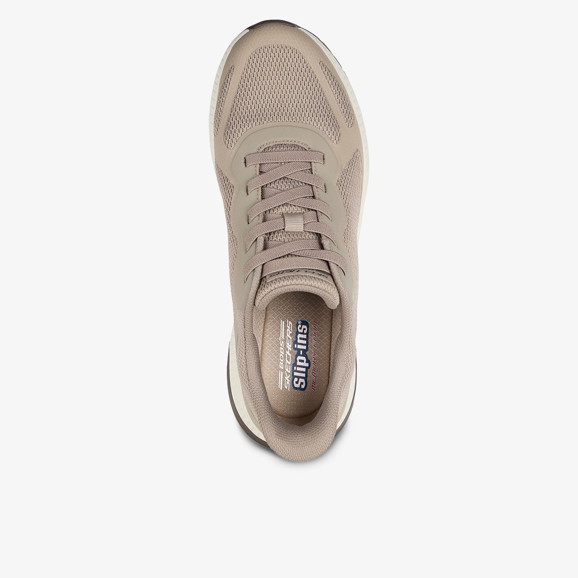 SKECHERS BOBS Squad 4 Slip Ins Herren Sneaker Low beige