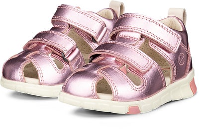 Ecco Mini Stride Sandaler, Old Rose Metallic