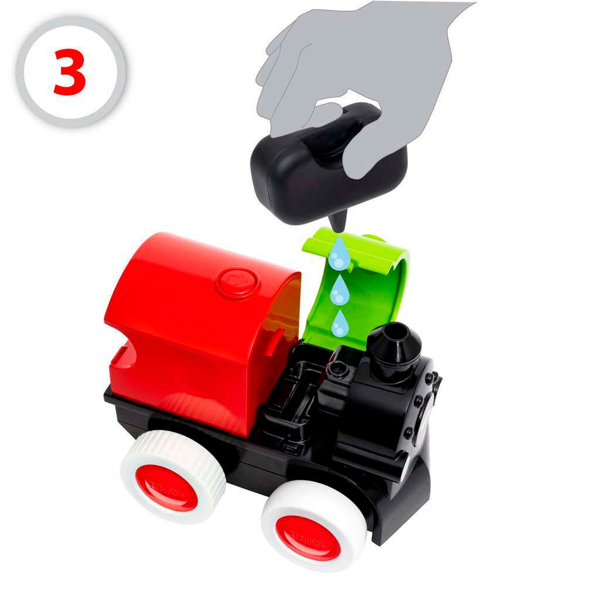 BRIO Push & Go Zug mit Dampf