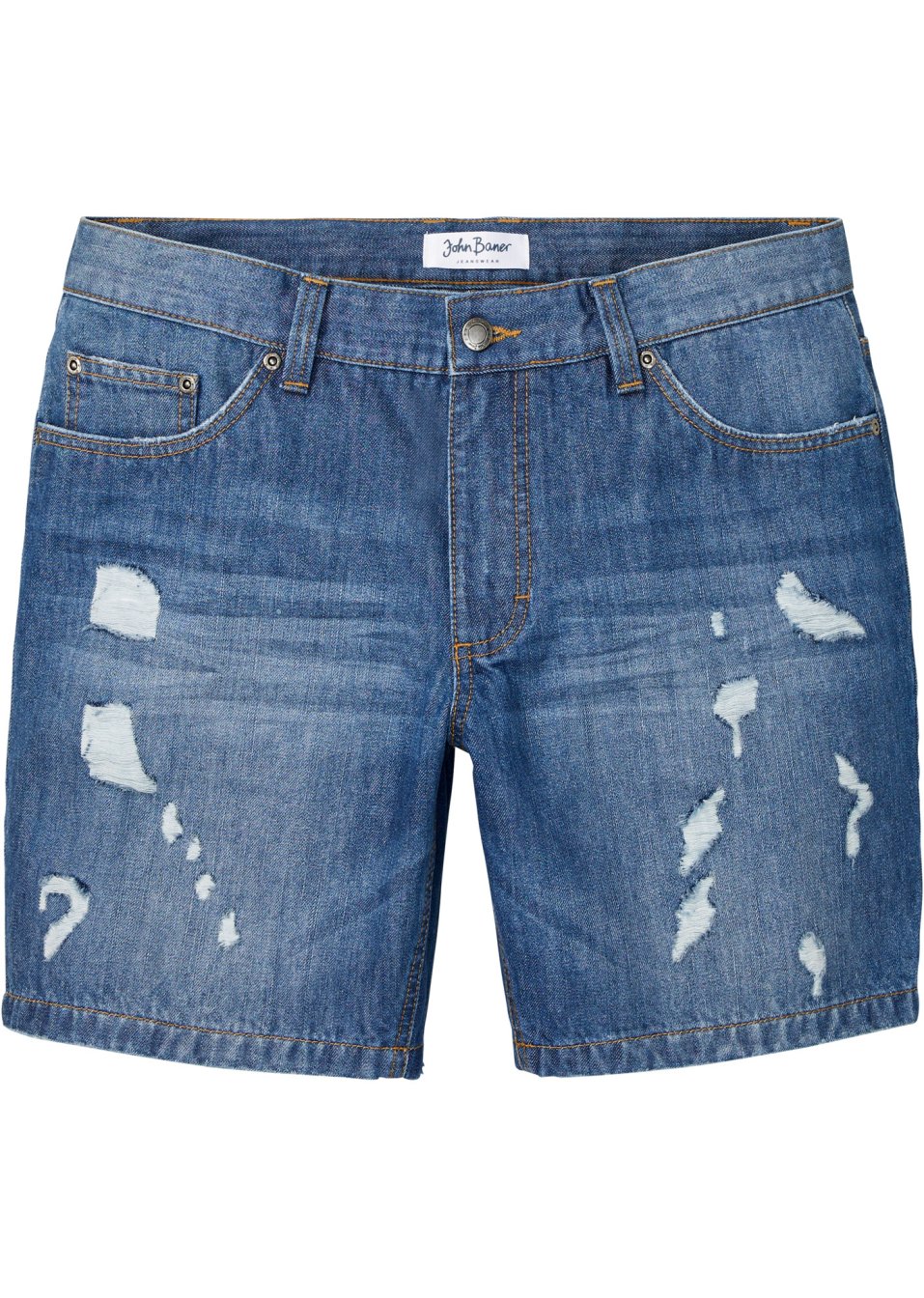 Short long en jean, Loose Fit