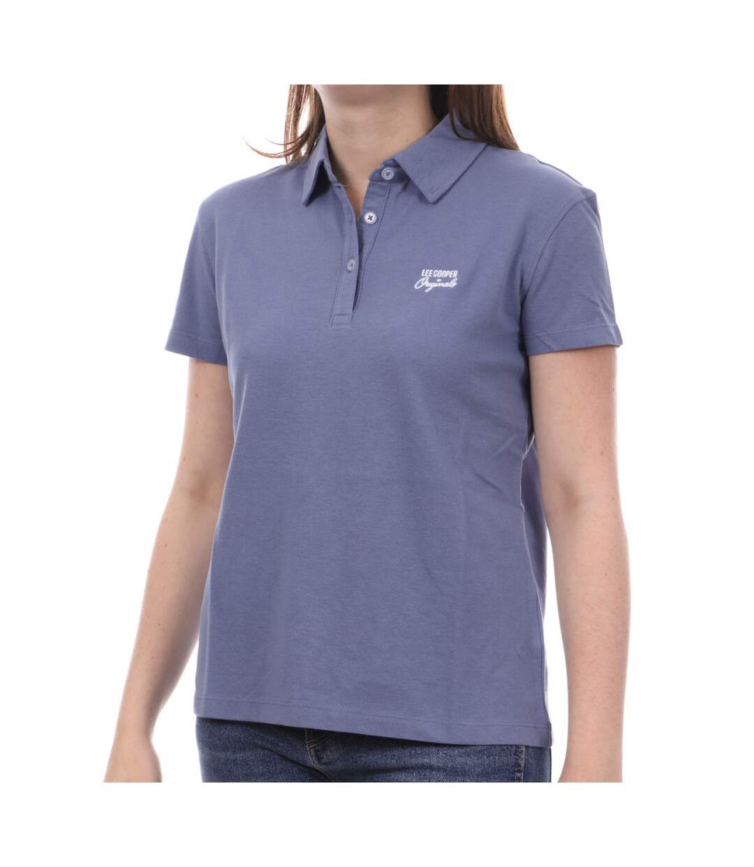 Polo Bleu Femme Lee Cooper Omara