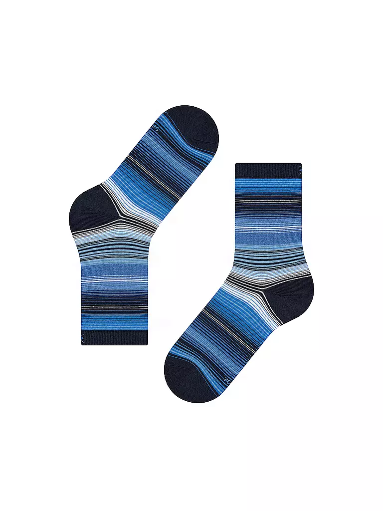 BURLINGTON Damen Socken STRIPE 36-41 marine blau