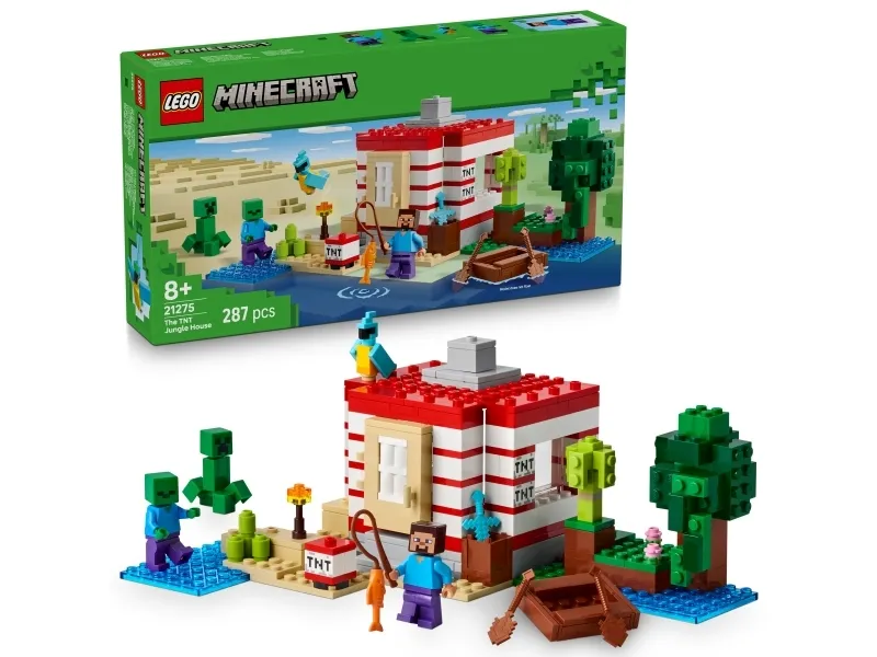 LEGO Minecraft 21275 TNT-junglehuset