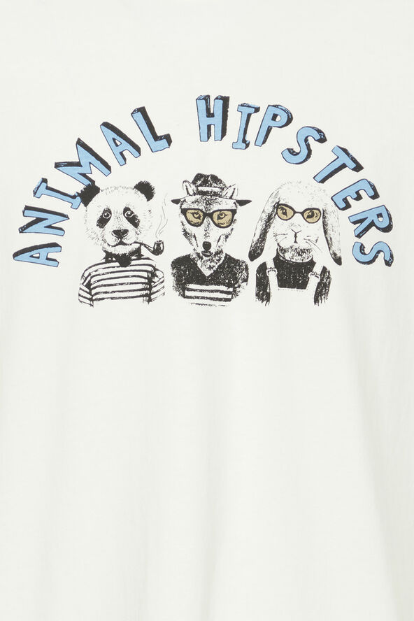 Blend Tee White hipster
