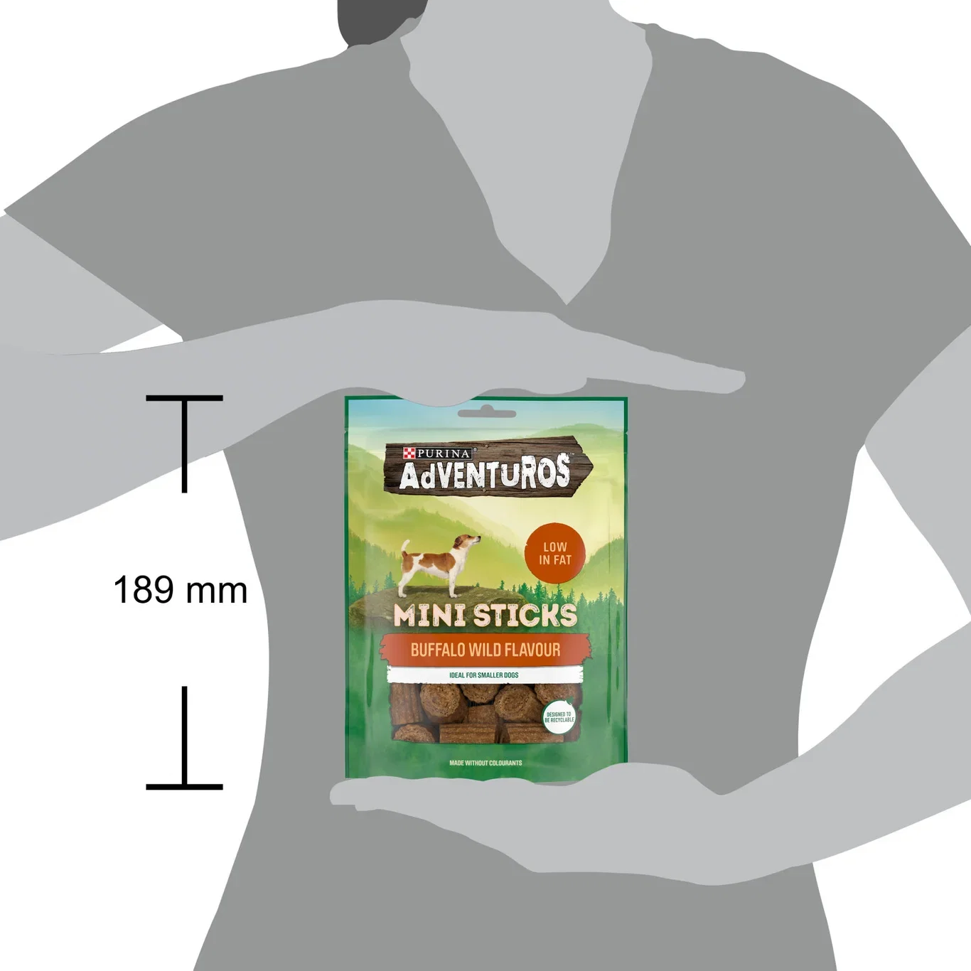 Purina Adventuros mini sticks Buffalo 90 g