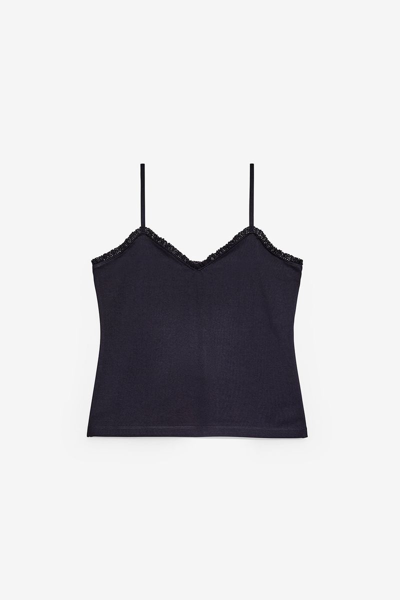 TOP DE ALÇAS FINAS COM RENDA