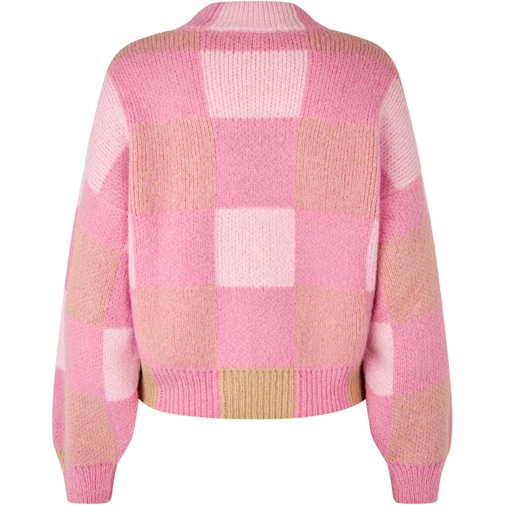 Stine Goya Gingham Check Sweater, 2327 Alpaca Knit